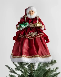 Outlet Santa And Mrs. Claus Christmas Tree Toppers Toppers