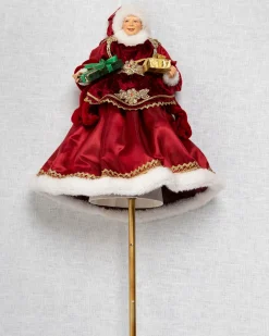 Outlet Santa And Mrs. Claus Christmas Tree Toppers Toppers