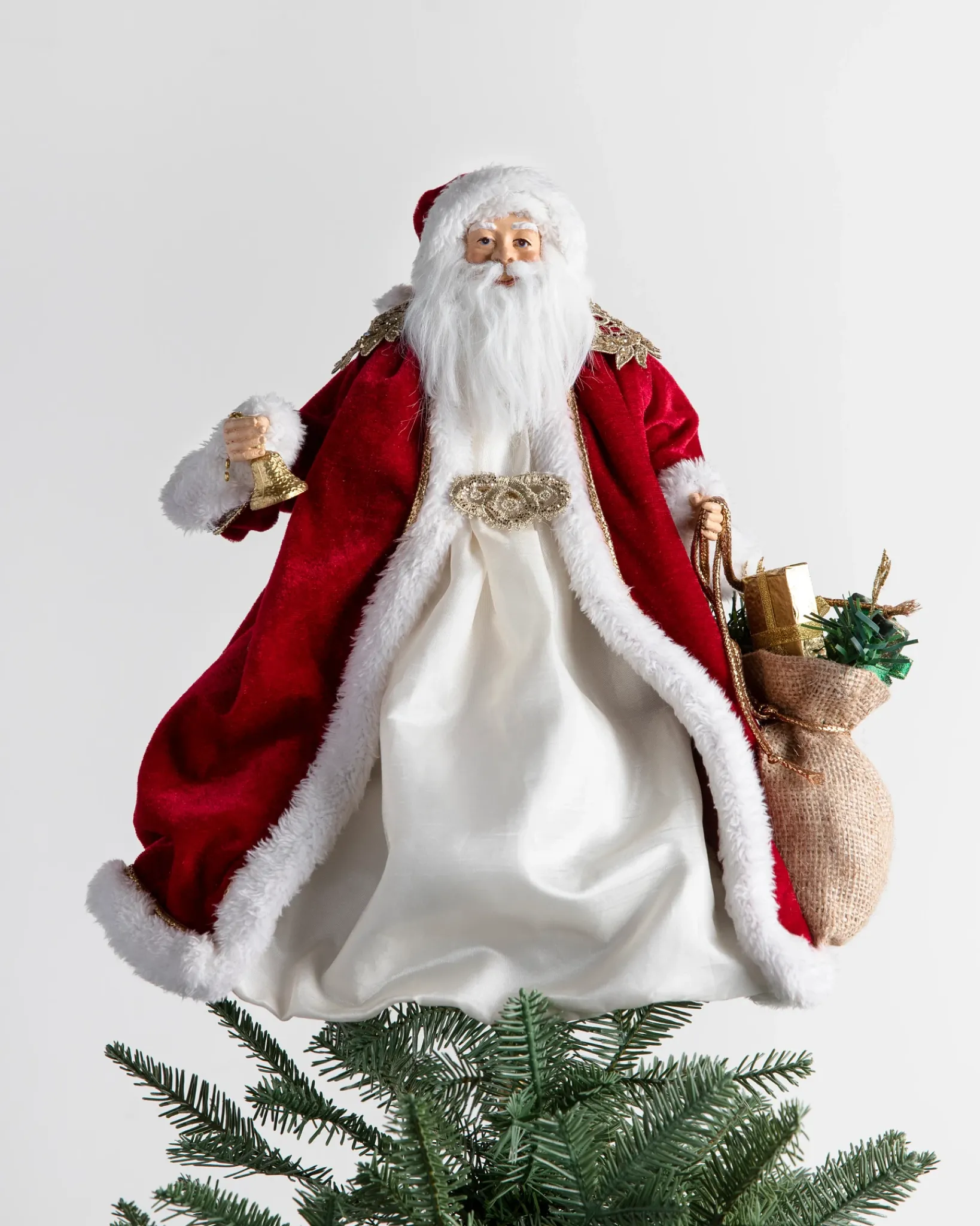 Outlet Santa And Mrs. Claus Christmas Tree Toppers Toppers