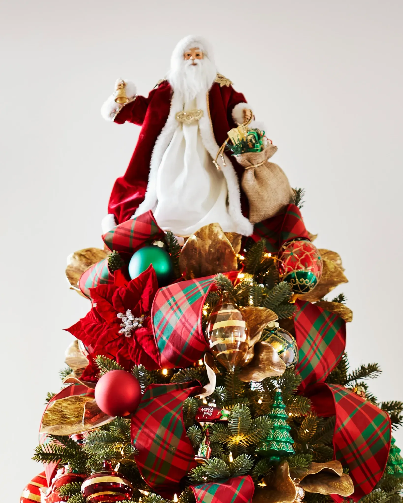 Outlet Santa And Mrs. Claus Christmas Tree Toppers Toppers