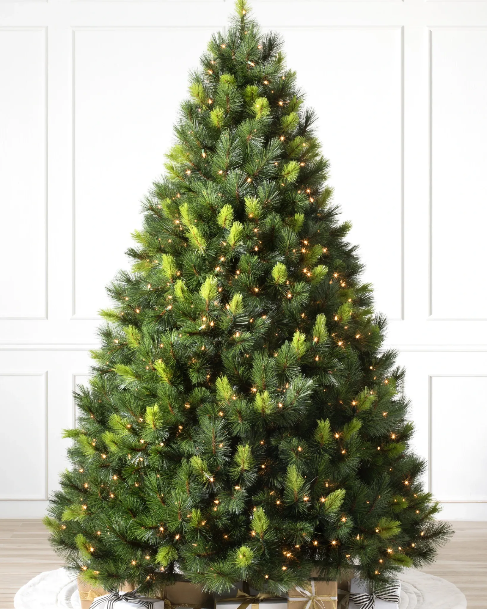 Online Scotch Pine Trees 7 - 7.5 Feet|Pre-Lit