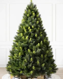 Online Scotch Pine Trees 7 - 7.5 Feet|Pre-Lit