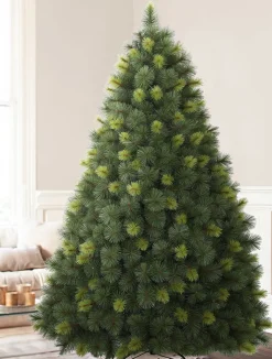 Online Scotch Pine Trees 7 - 7.5 Feet|Pre-Lit