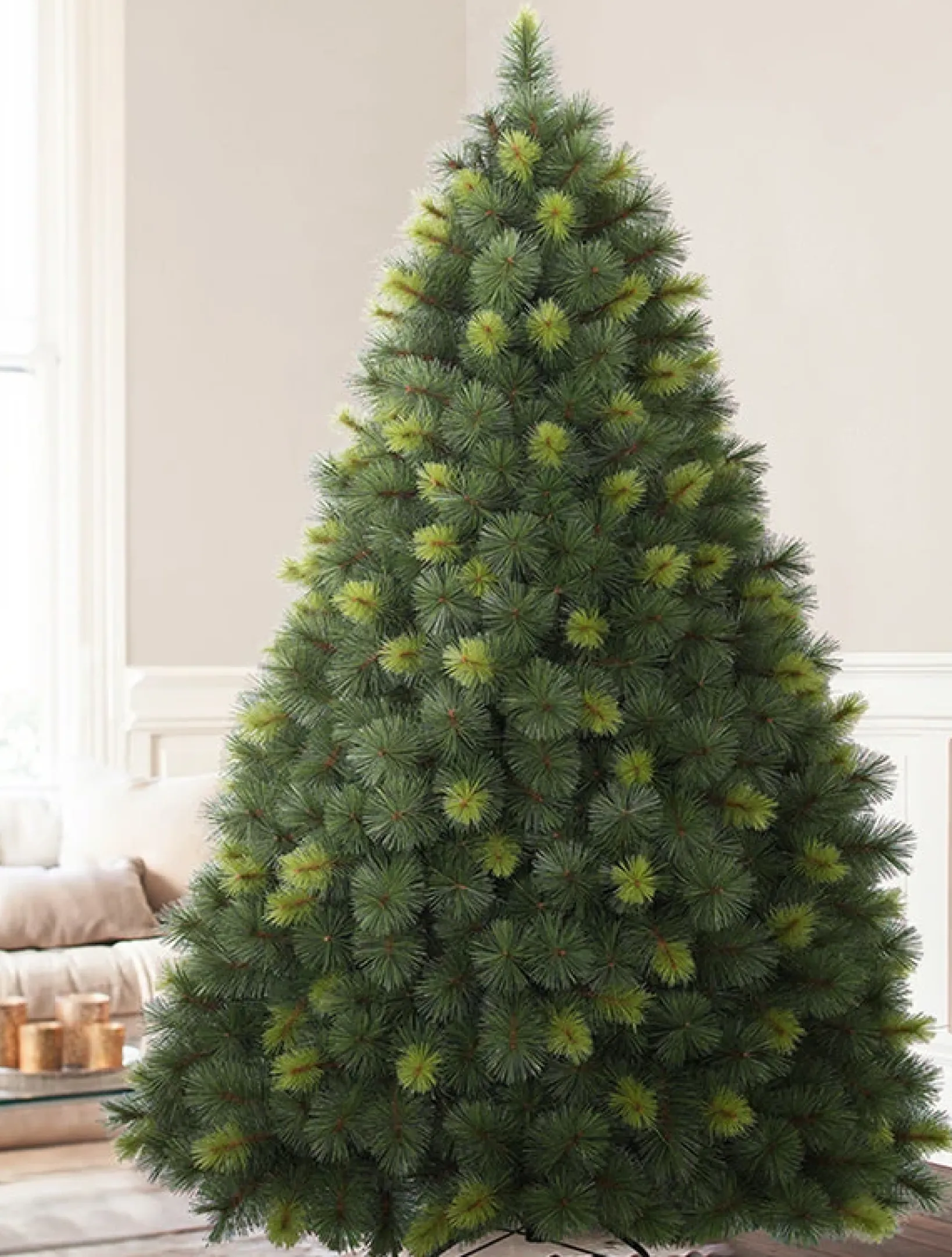 Online Scotch Pine Trees 7 - 7.5 Feet|Pre-Lit