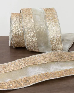 Online Sequined Christmas Tree Ribbon Ribbons