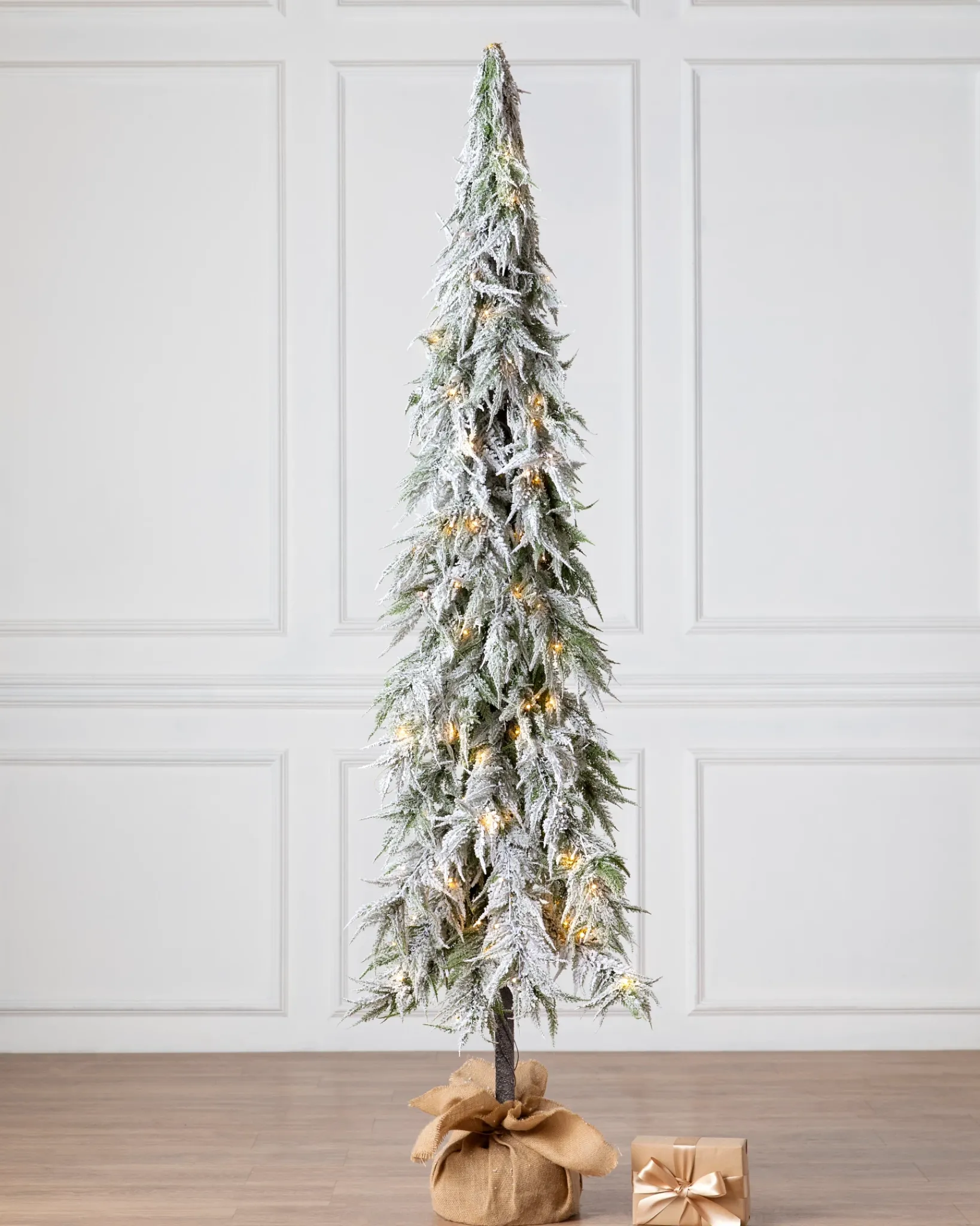 Hot Snowfall Downswept Trees Tabletop & Accent Trees