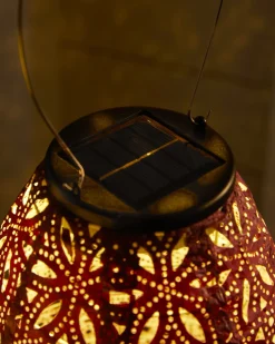 Hot Solar Mosaic Garden Lantern Set Decorative Accents|Outdoor Safe