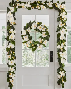 Hot Spring Magnolia Foliage Flower Arrangements|Topiaries & Potted Flowers