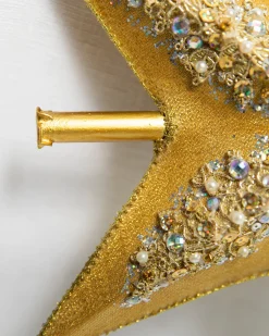 New Star Beaded Christmas Tree Topper Toppers