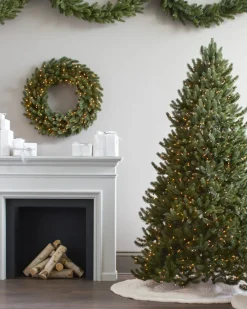 New Vermont White Spruce Foliage 26 - 28 Inch|Pre-Lit