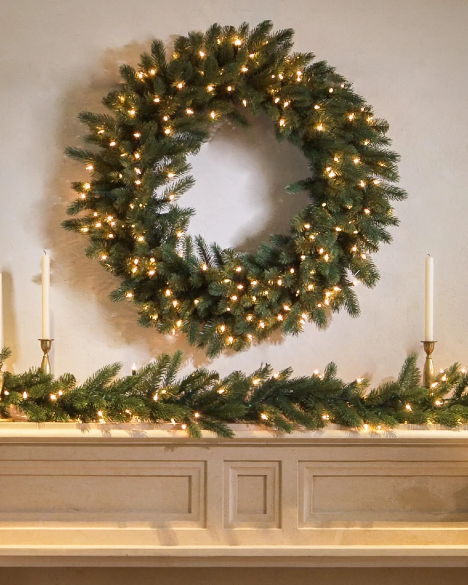 New Vermont White Spruce Foliage 26 - 28 Inch|Pre-Lit