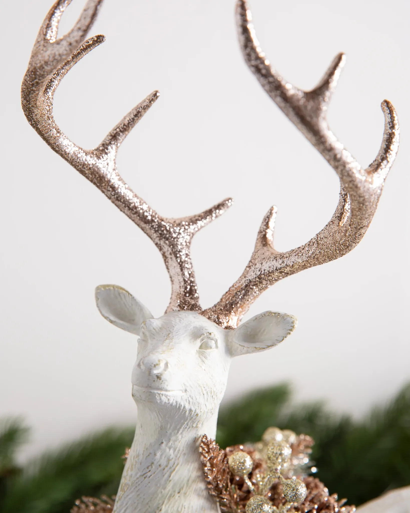 New Winter Frost Tabletop Deer Decorative Accents