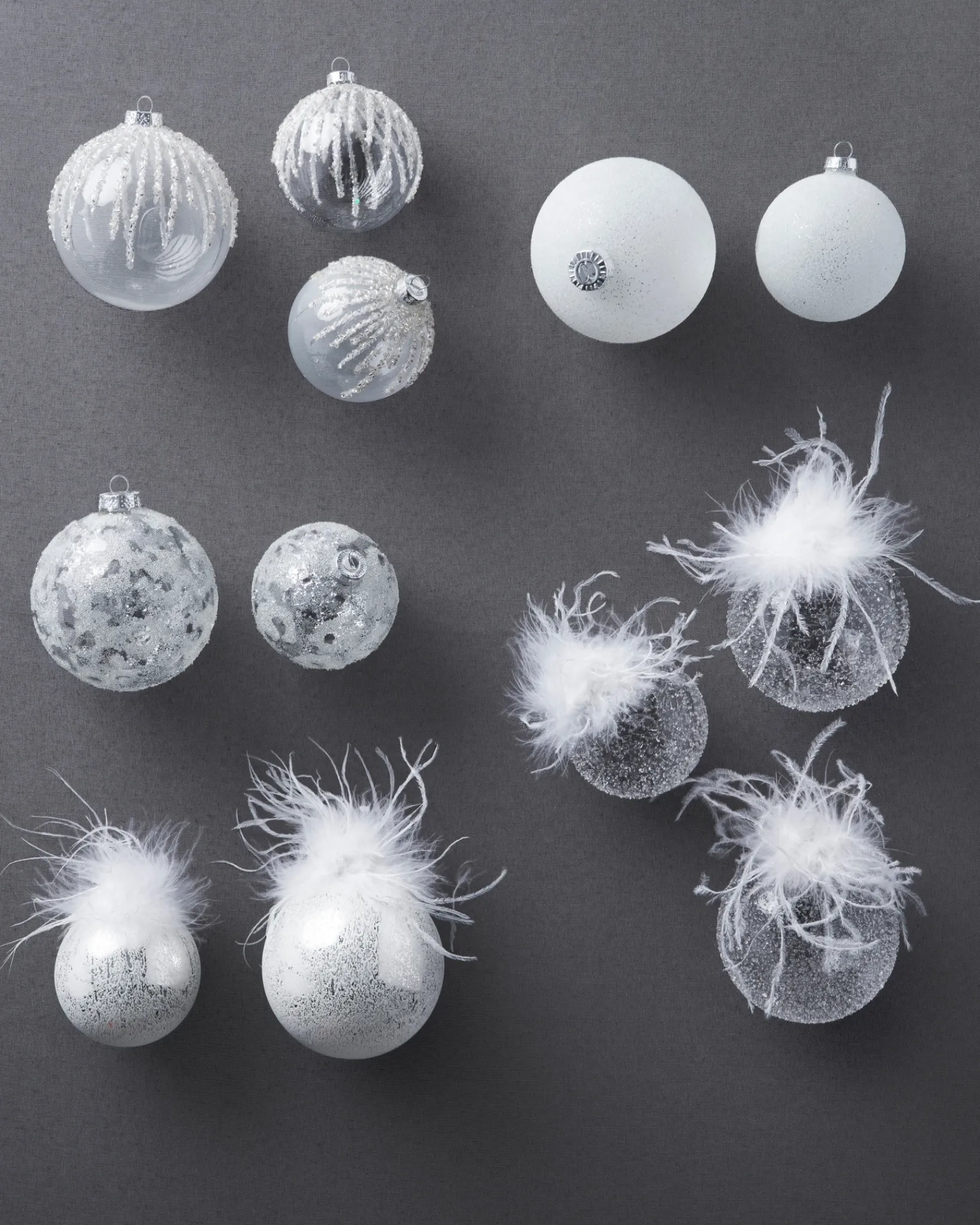 New Winter White Ornament Collection Ornaments