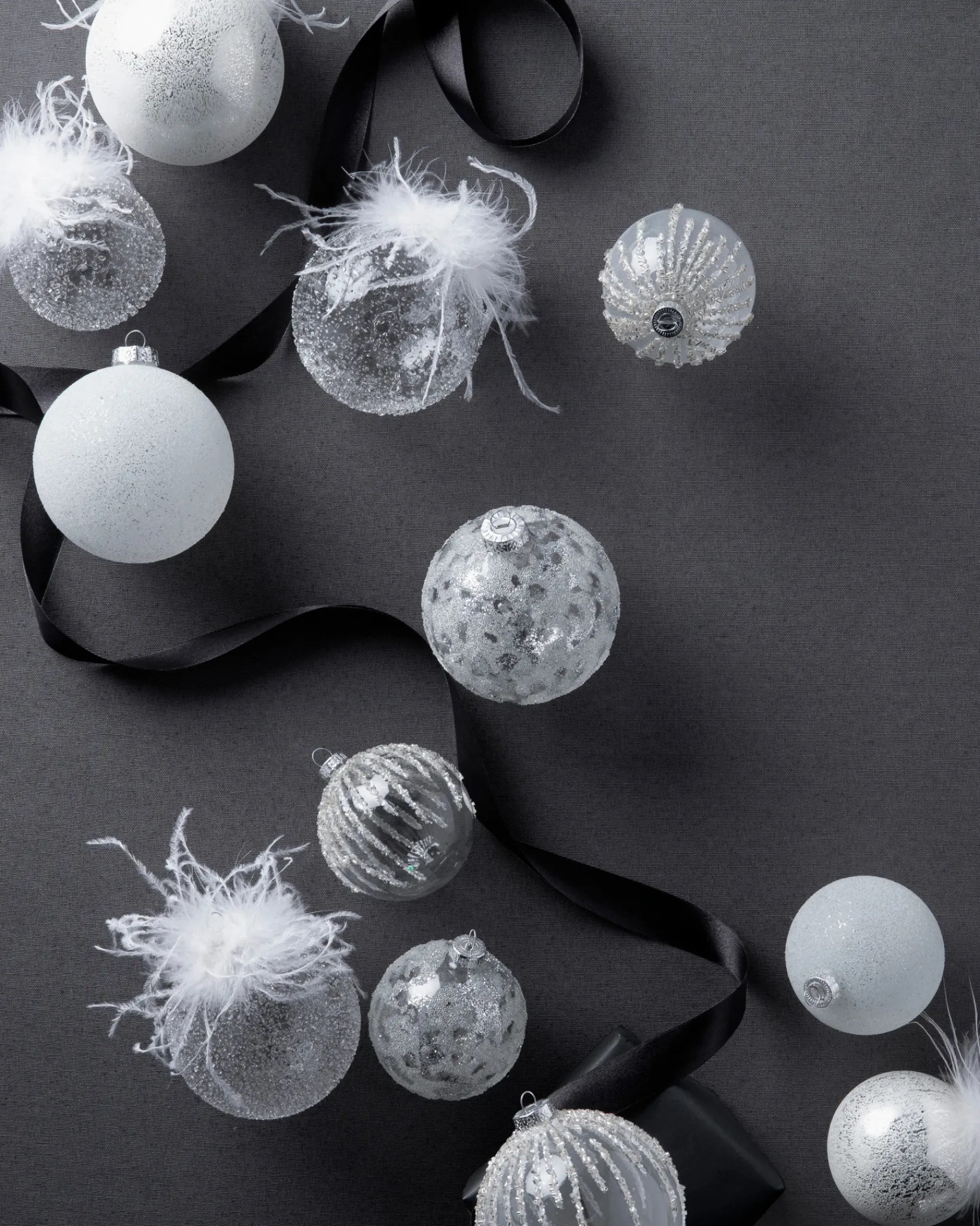 New Winter White Ornament Collection Ornaments