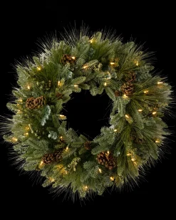 Sale Wintry Woodlands Foliage 26 - 28 Inch|Pre-Lit