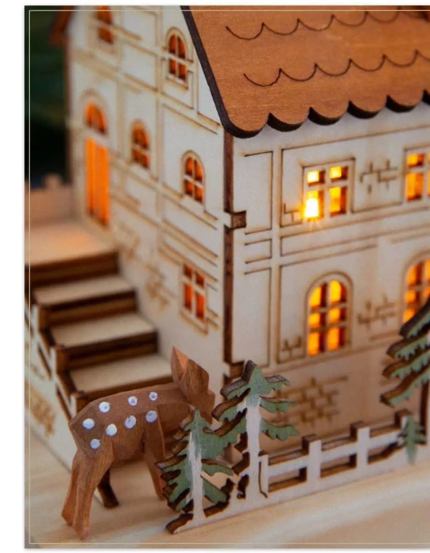 Outlet Wooden Alpine Village Stocking Holders Stockings & Holders