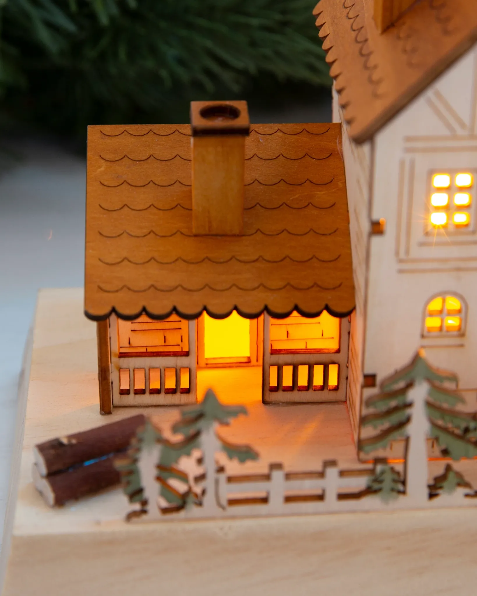 Outlet Wooden Alpine Village Stocking Holders Stockings & Holders