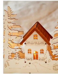 New Wooden Village Christmas Tree Collar Skirts & Collars
