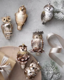 Online Woodland Glass Ornament Collection Ornaments