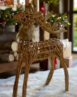 Online Woodland Reindeer & Sleigh Decorative Accents