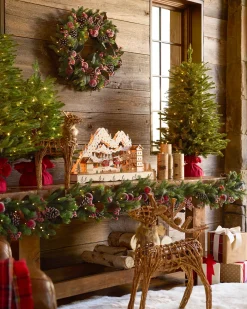 Online Woodland Reindeer & Sleigh Decorative Accents